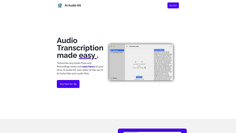 image for AI Audio Kit