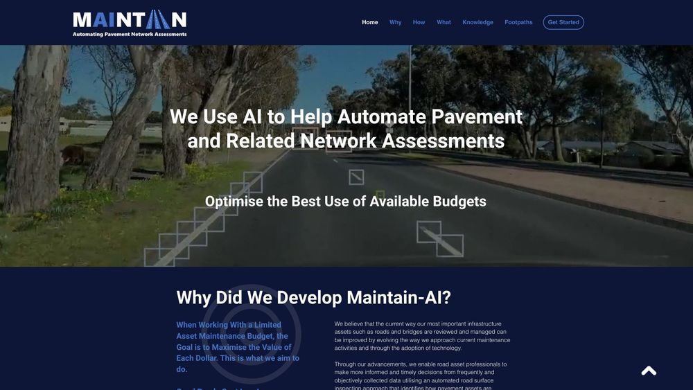 image for Maintain-AI - Good Roads Cost Less