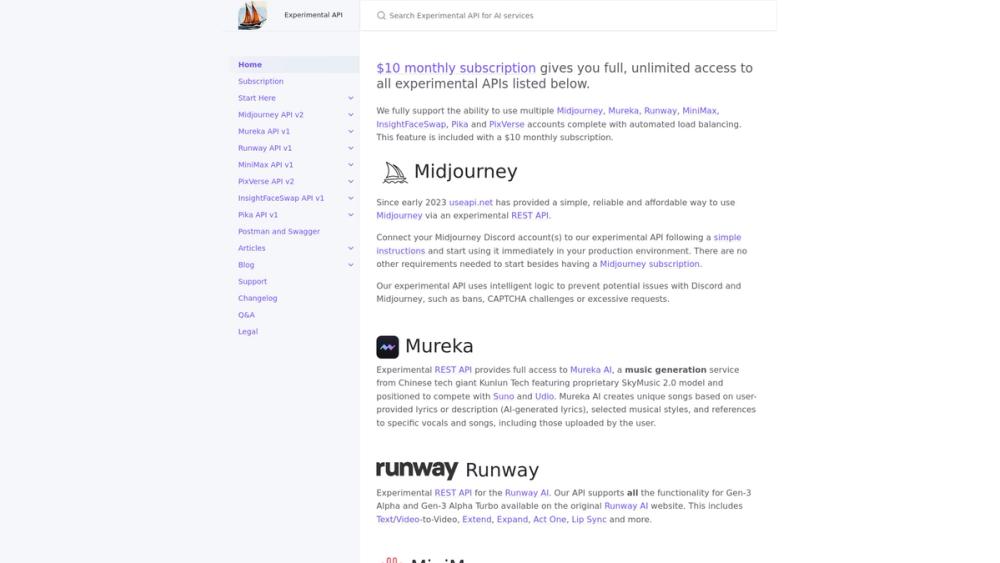 image for Third-party API for popular AI services