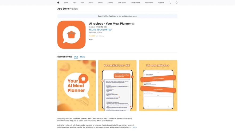 image for AI Recipes - Your Meal Planner