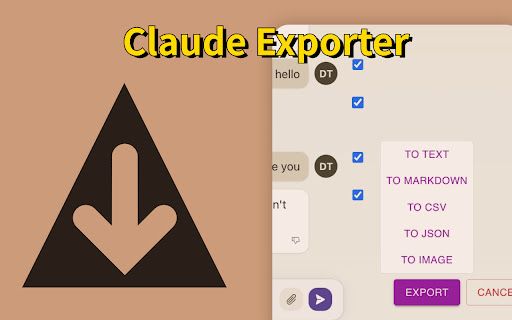 image for Claude Exporter - Extract chat convos easily