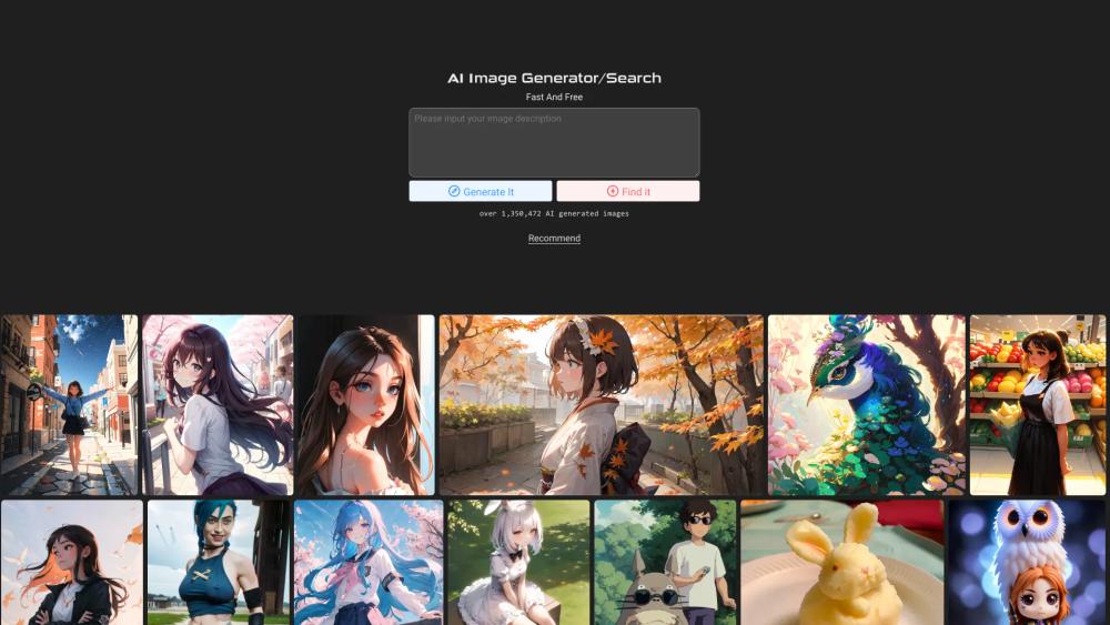 image for AI Image Generator/Search