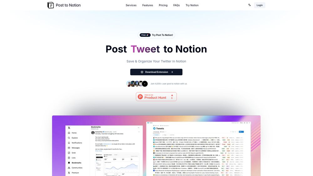 image for Post to notion