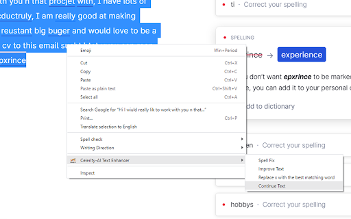 image for Celerity-AI Text Enhancer
