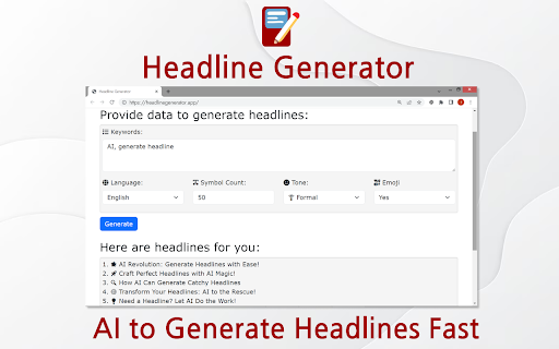 image for Headline Generator
