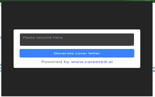 image for AI Cover letter Generator