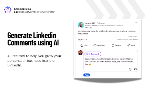 image for CommentsPro - LinkedIn AI Comments Generator