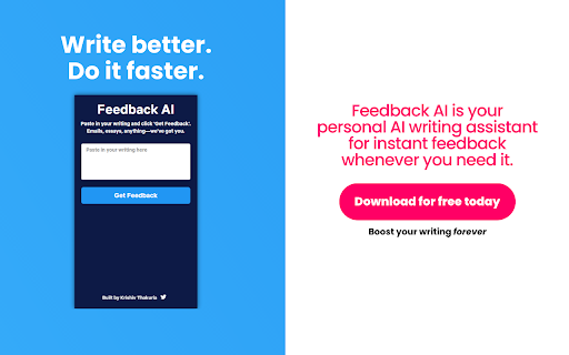 image for FeedbackAI - AI-powered Writing Assistant