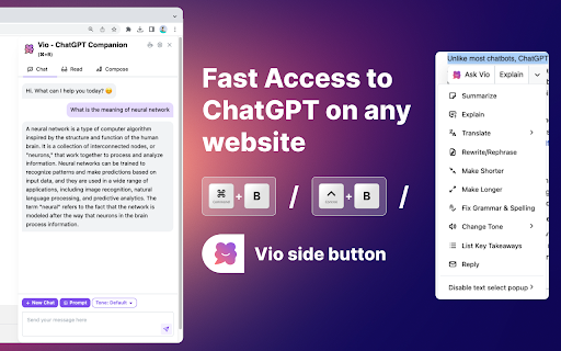 image for Vio - Your ChatGPT Companion