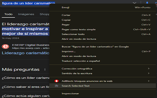 image for Text Selected