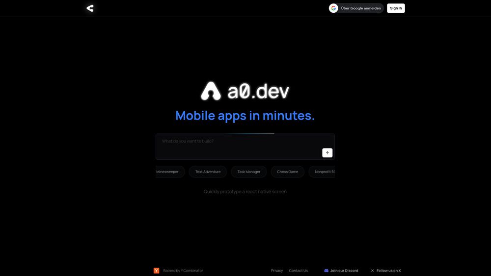 image for a0.dev
