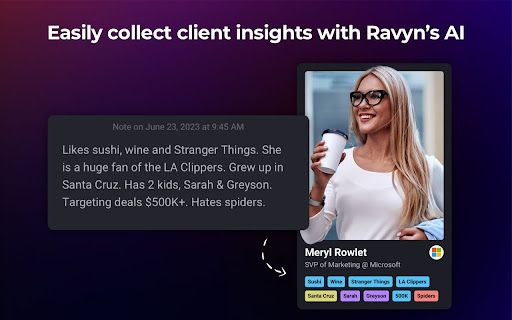 image for Ravyn - Notes & AI Tagging to Boost Sales