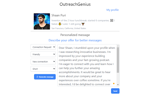image for OutreachGenius
