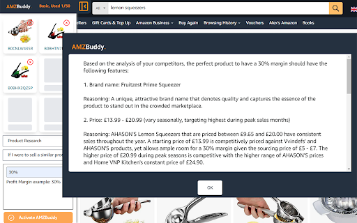 image for Ultimate Amazon Selling Assistant: AMZBuddy