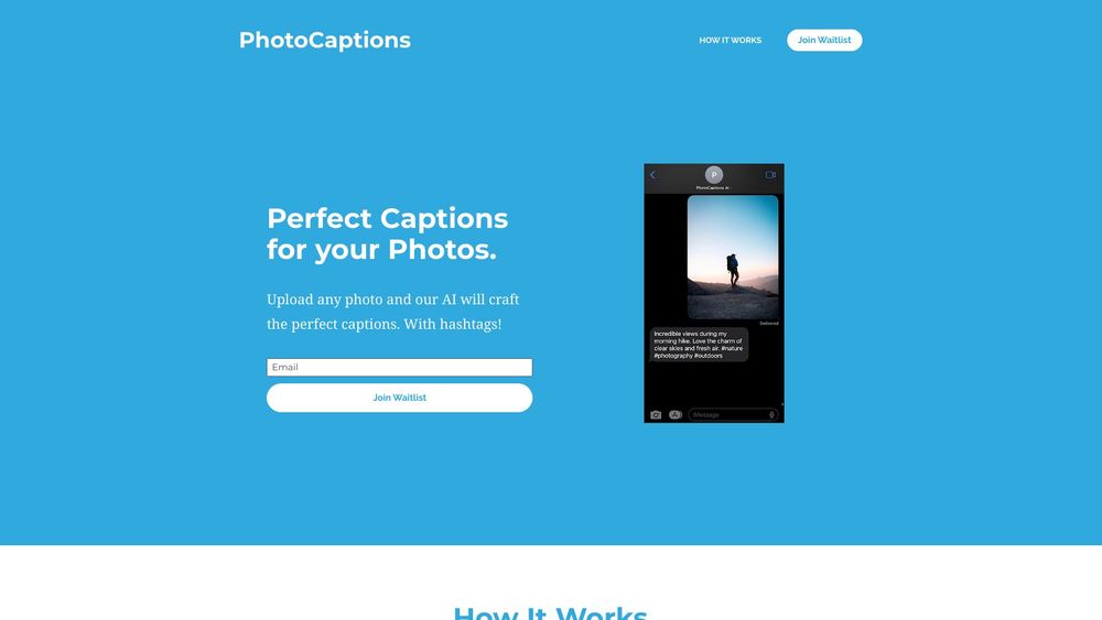 image for PhotoCaptions AI