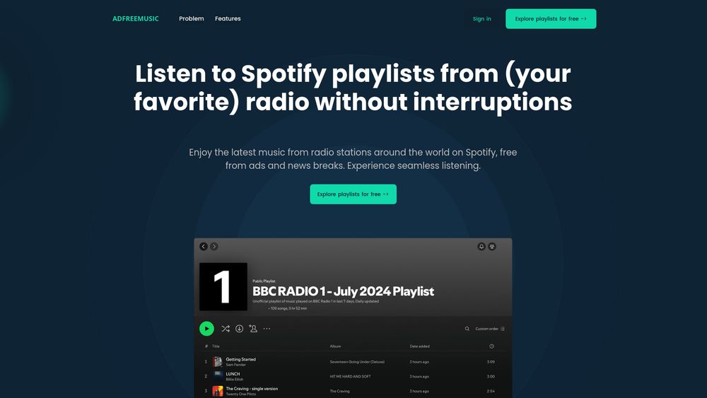 image for AdFreeMusic
