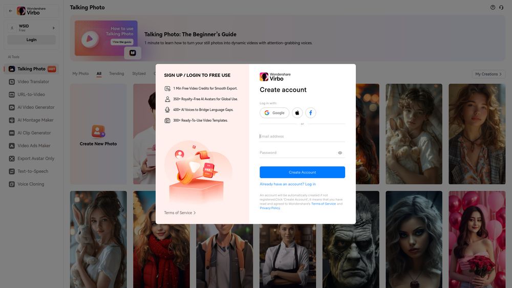 image for Virbo AI Talking Photo