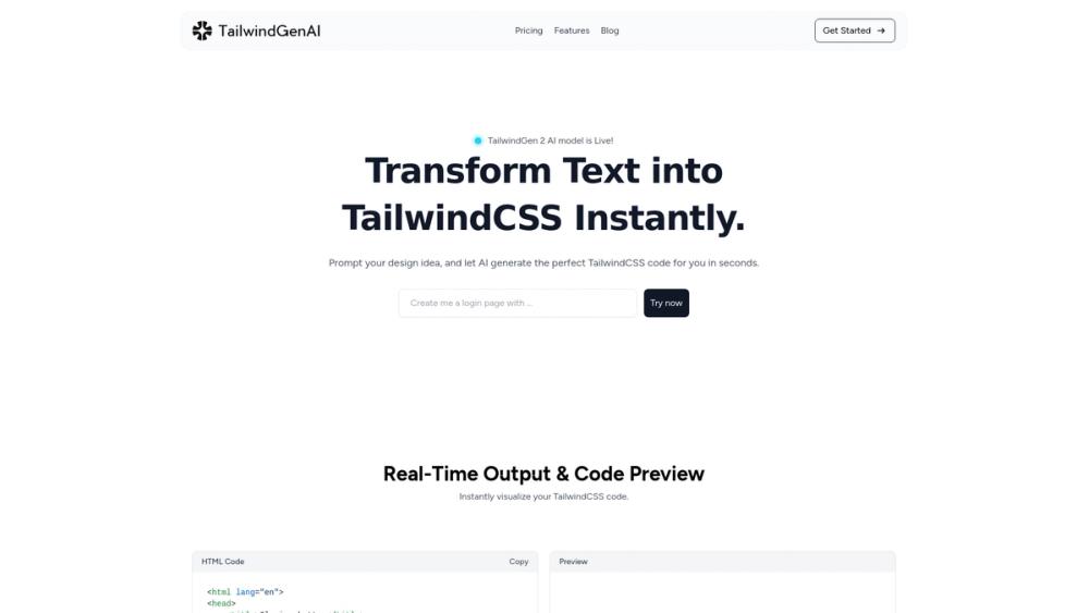 image for TailwindGenAI