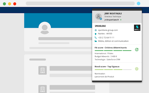 image for Sparklane: B2B accounts and contacts details