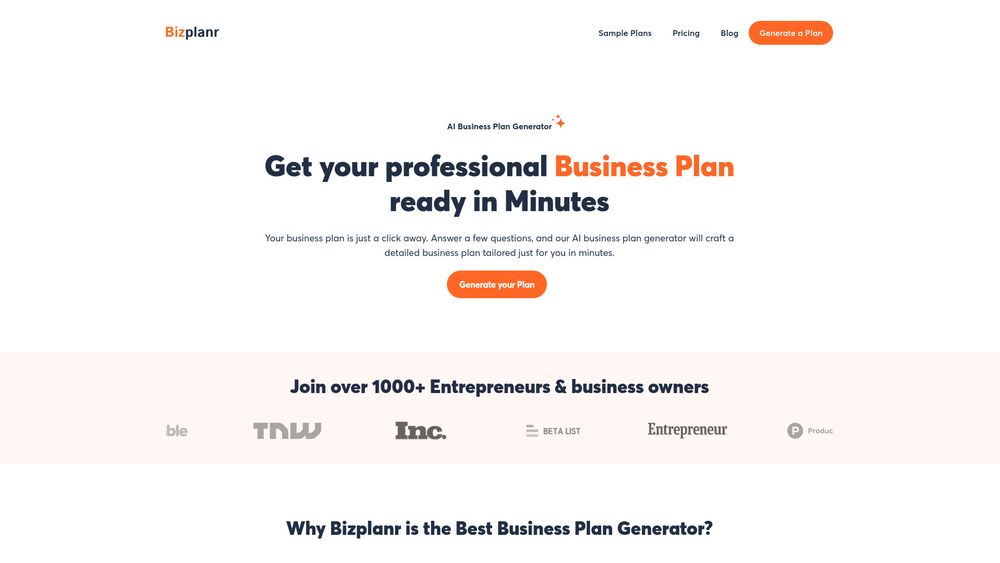 image for BizplanrAI