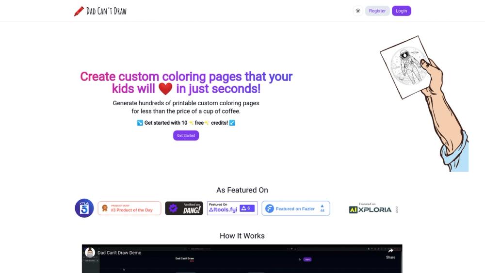 image for Dad Can't Draw