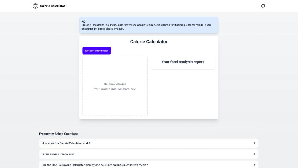 image for Calorie Calculator