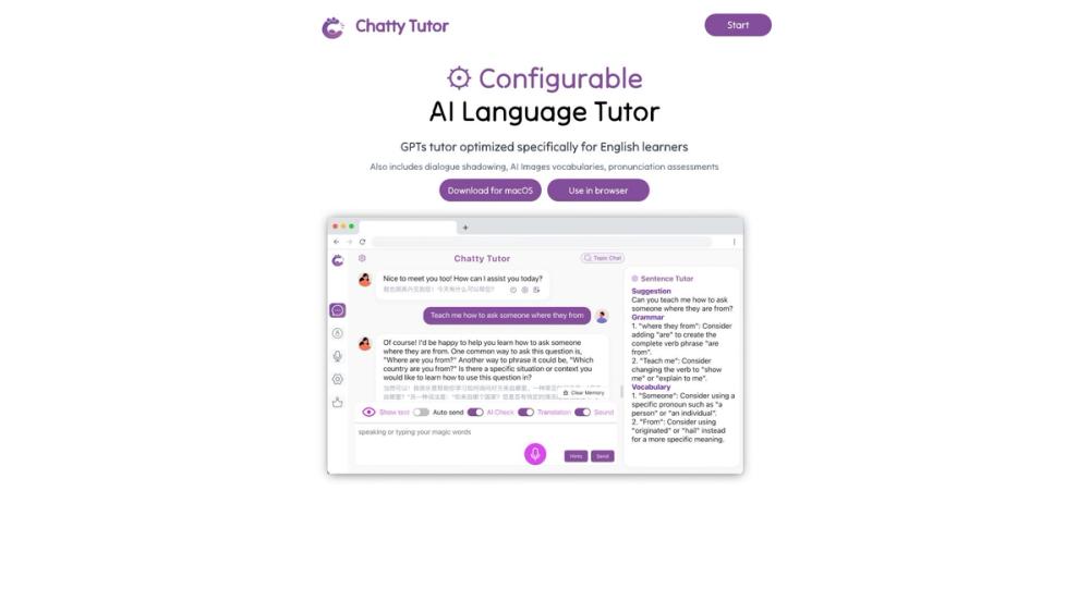 image for Chatty Tutor