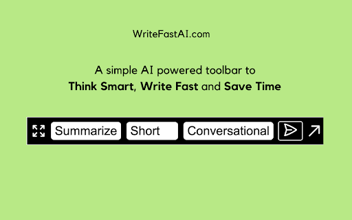image for WriteFastAI-ChatGPT on Demand, on any Website