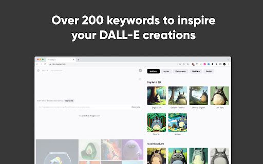 image for DALL-E Keyword Dictionary - Dallelist