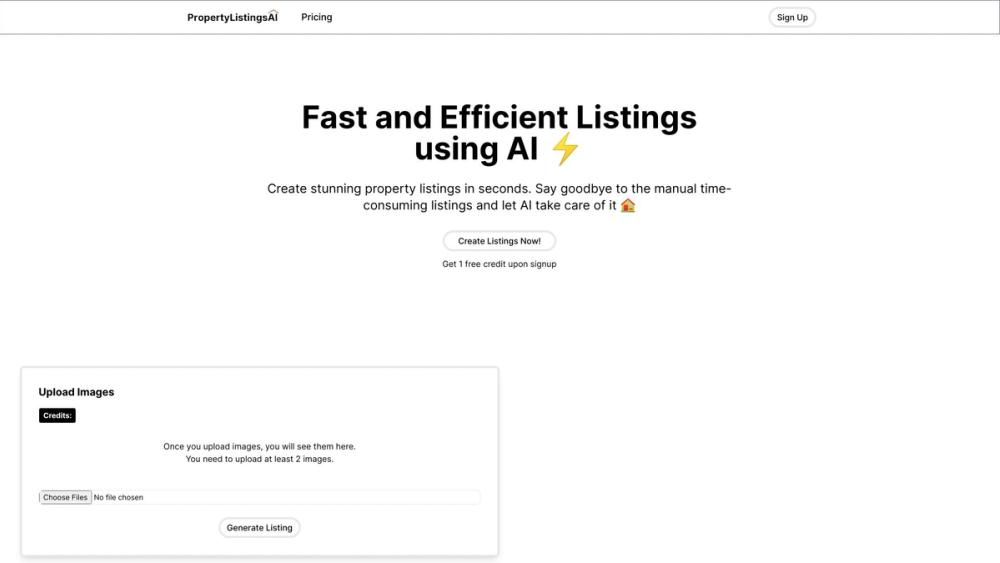 image for PropertyListingsAI