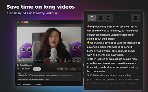 image for Gistly: YouTube AI Summary with ChatGPT