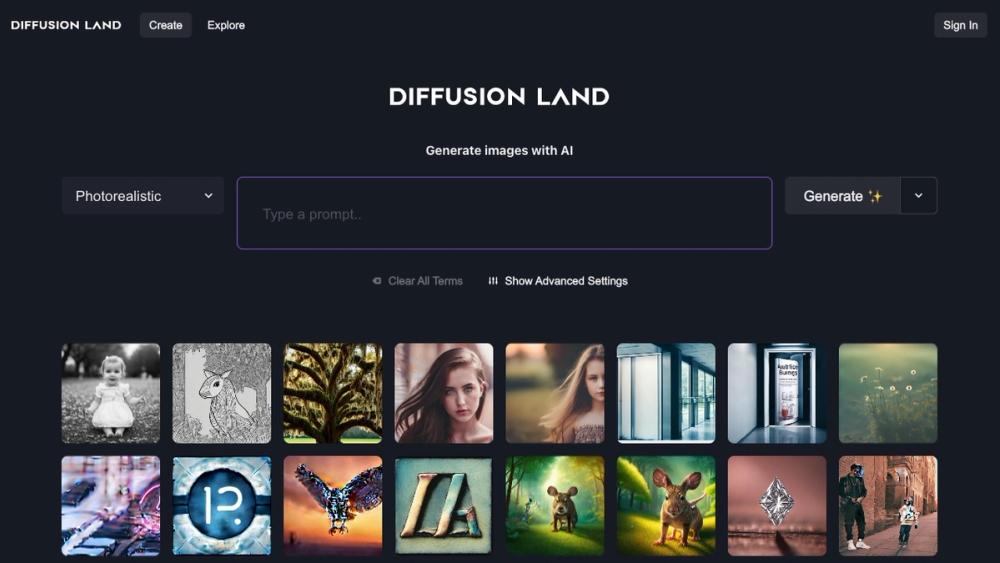 image for Diffusion Land