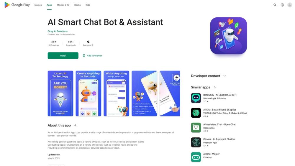 image for AI Smart Chat Bot & Assistant