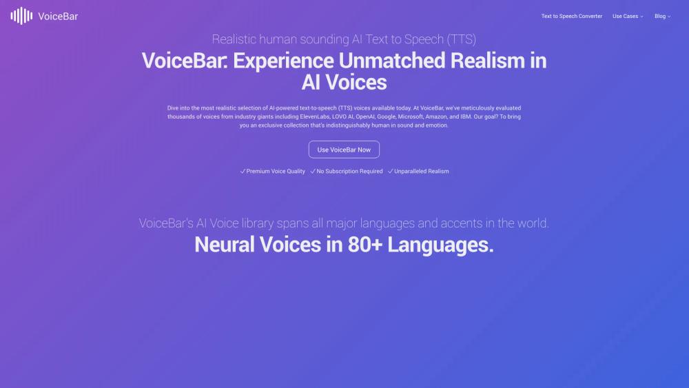 image for VoiceBar