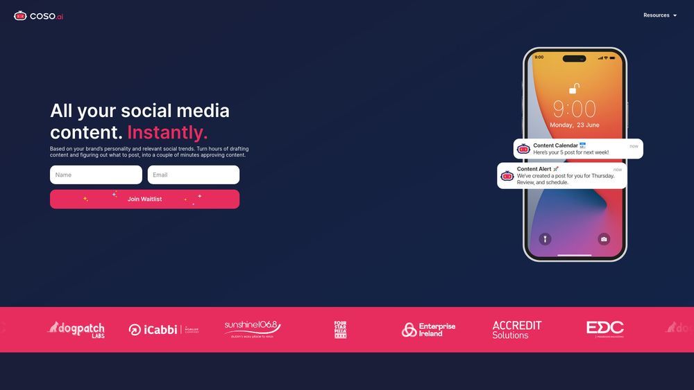 image for Coso.ai - Your Social Media Co-Pilot