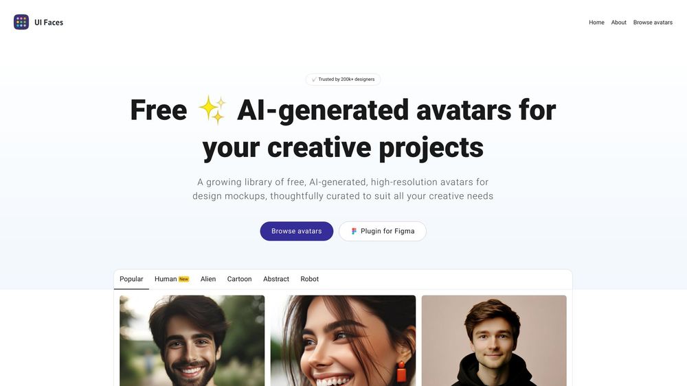 image for UI Faces with AI