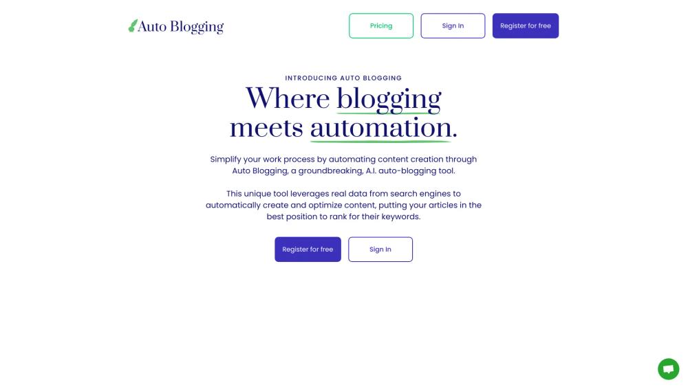 image for Auto Blogging