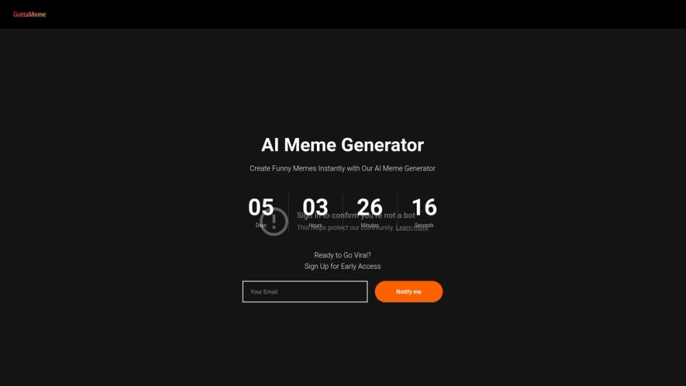 image for GottaMeme. AI Meme Generator