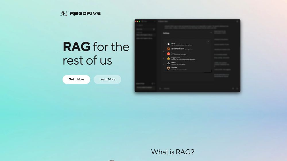 image for RAGDrive by Nidum.Ai