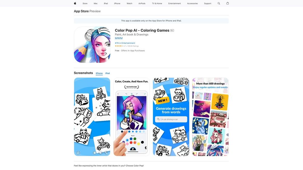 image for Color Pop AI