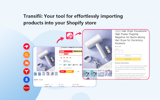 image for Transifii - Effortlessly import products