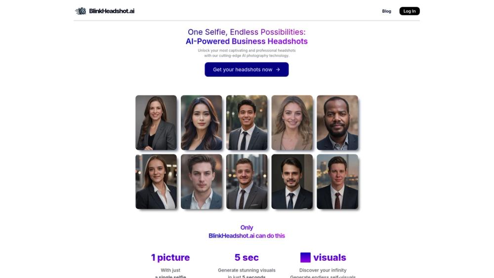 image for BlinkHeadshot.ai