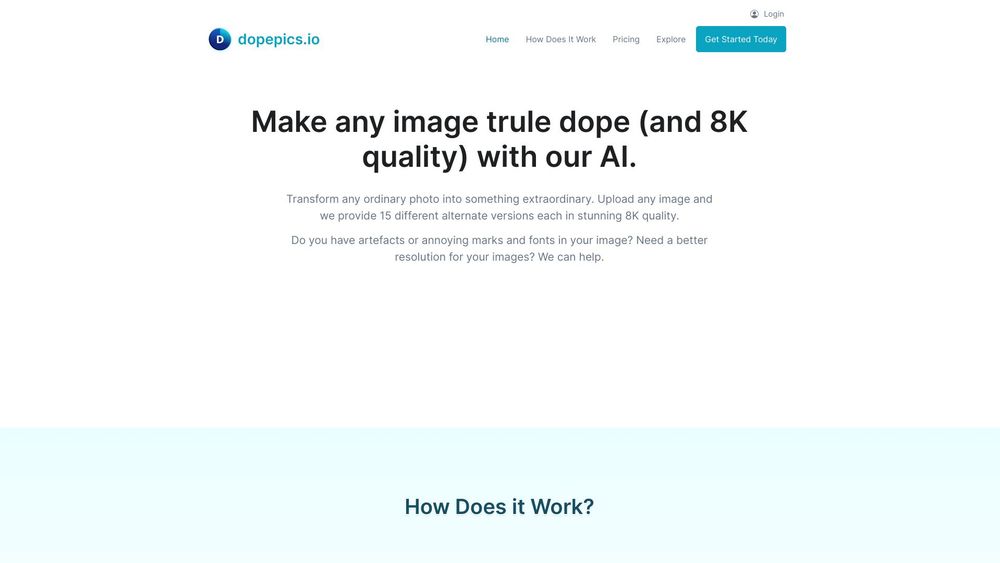 image for Improve and Upscale any image w AI