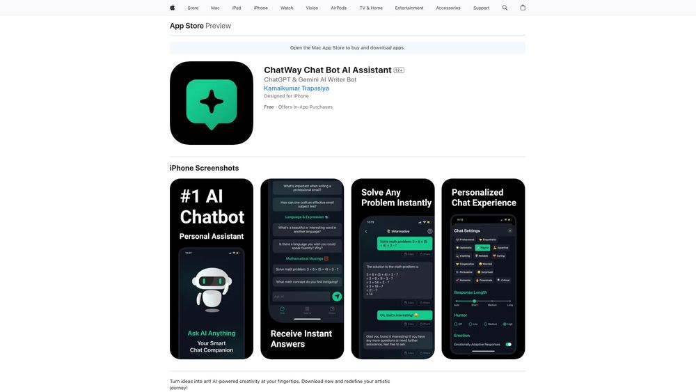 image for ChatWay AI Chatbot