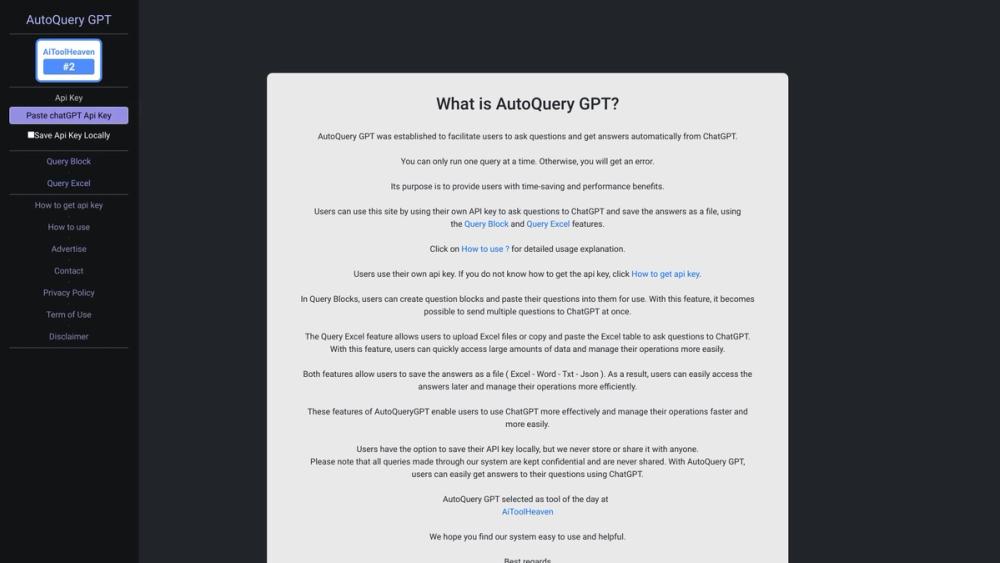 image for AutoQuery GPT