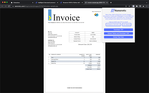 image for Nanonets Web Scraper & Image to Text OCR