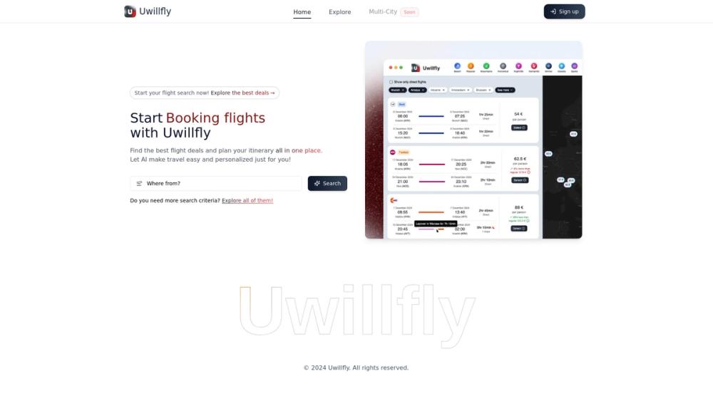 image for Uwillfly