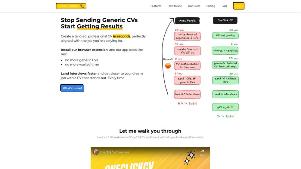 image for OneClickCV