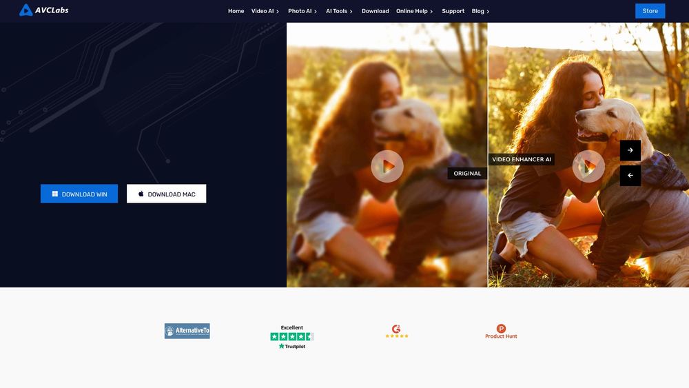 image for AVCLabs Video Enhancer AI