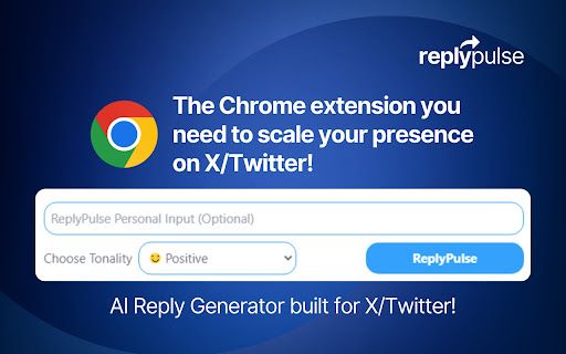 image for Reply Pulse - Supercharge your X/Twitter & LinkedIn Replies